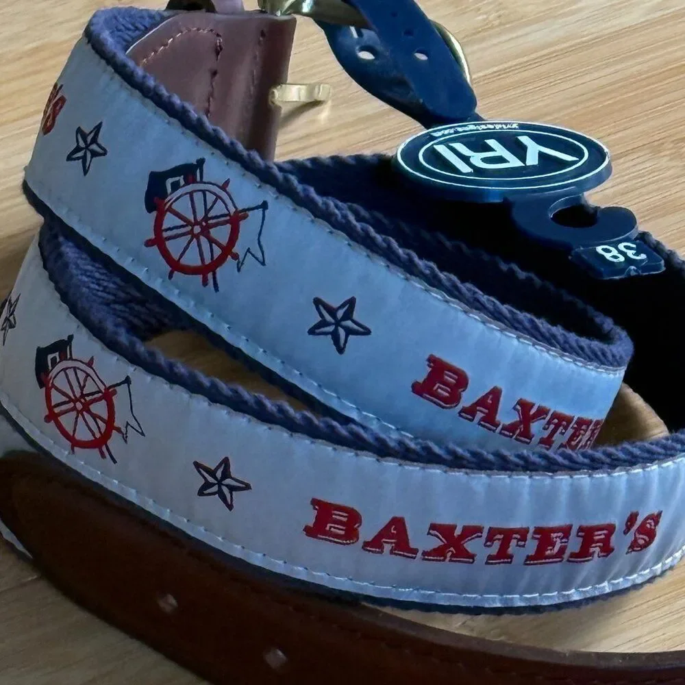 NEW Baxter's Iconic Hyannis Waterfront Restaurant YRI Belt Size 38